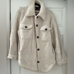 Sherpa Button Up Top Love Tree - Small